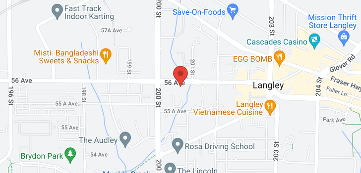 map of 101 20064 56 AVENUE